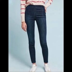 PILCRO and the Letterpress High Rise Leggings Denim Flat Front 28